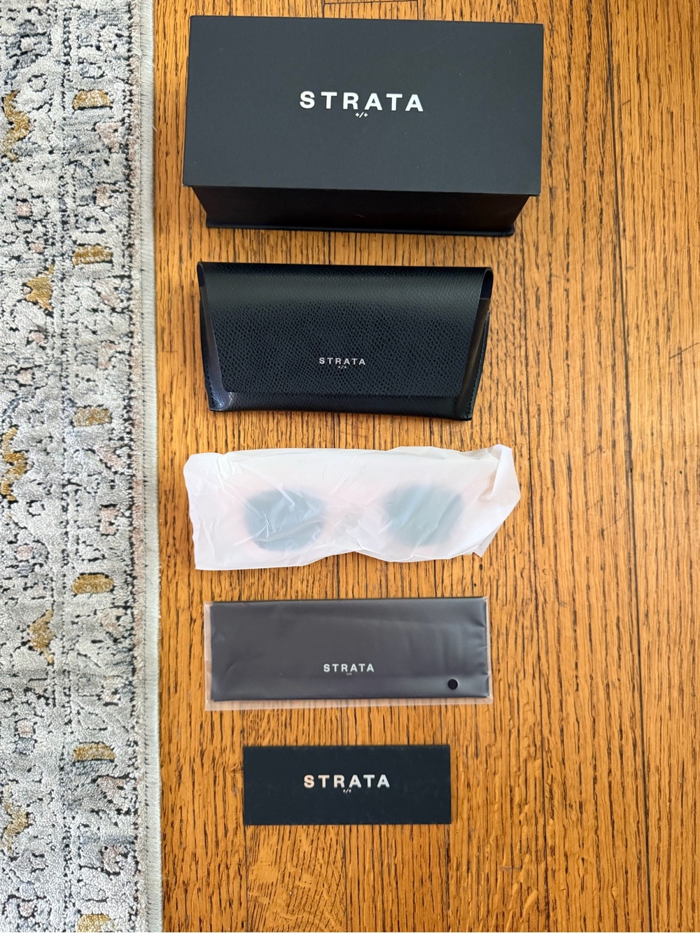 STRATA Pink Roadcase Sunglasses with Case and Accessories NWT